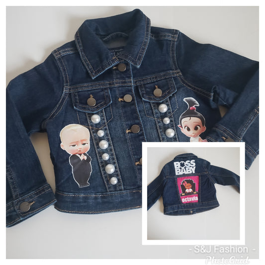 Boss Baby Denim Jacket  Girls