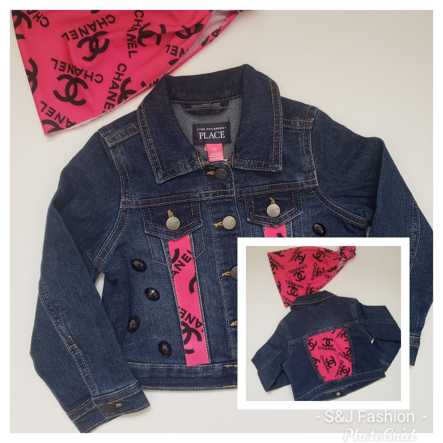 Chanel Designer Denim Jacket  Girls