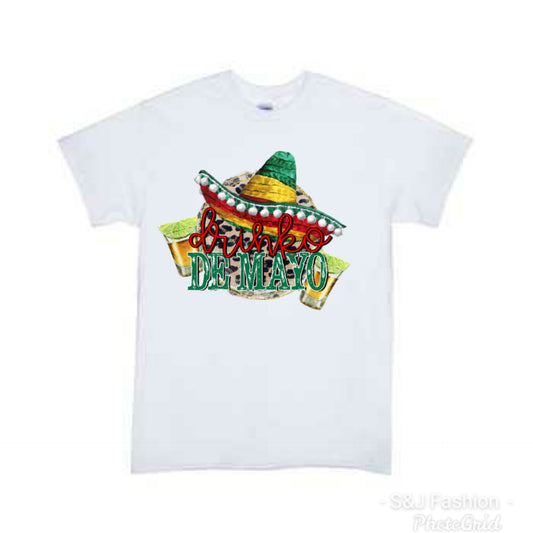 Drinko de mayo Cinco de mayo adult Ladies Shirt Men's Shirt