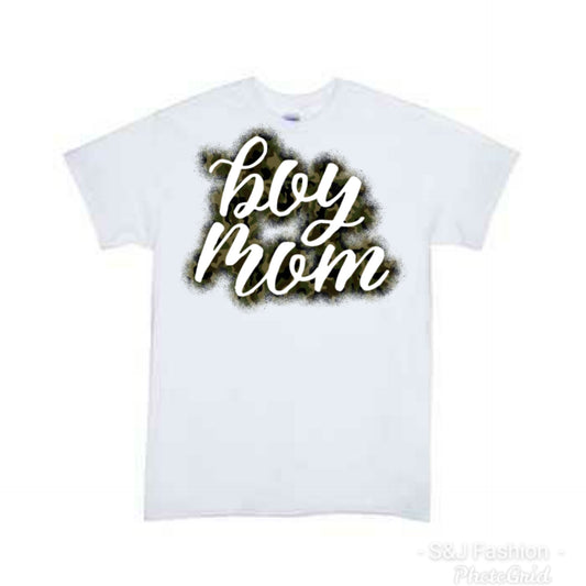Boy Mom Ladies Shirt