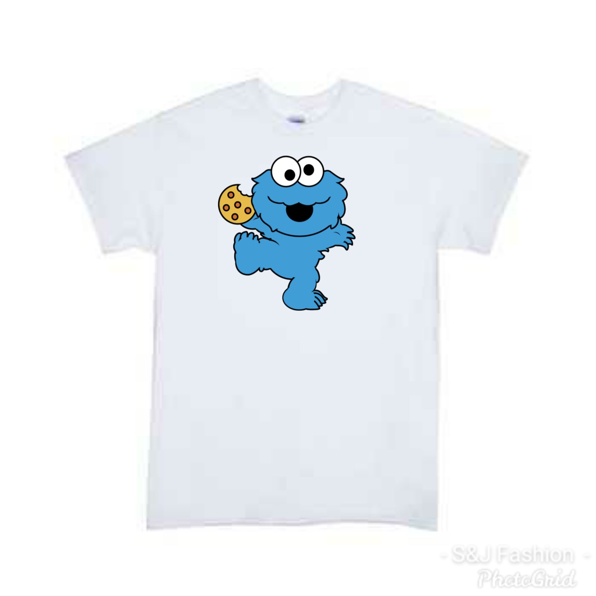 Sesame Street Baby Cookie Monster Girls Shirt boys Shirt