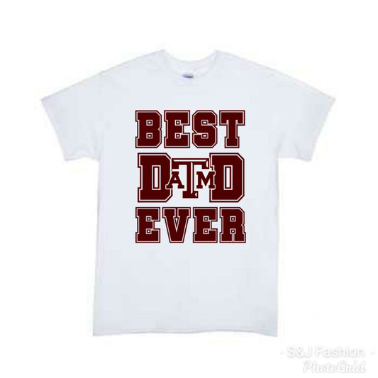 Best Dad Ever State Teams Father's Day Mens Shirt