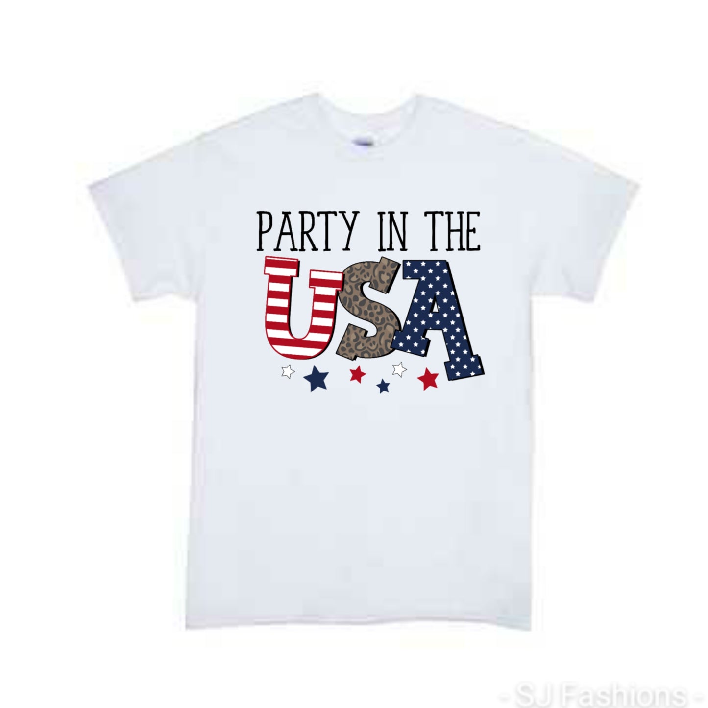 Party In The USA Ladies Shirt 4th Of July Girls Shirt Boys Shirt