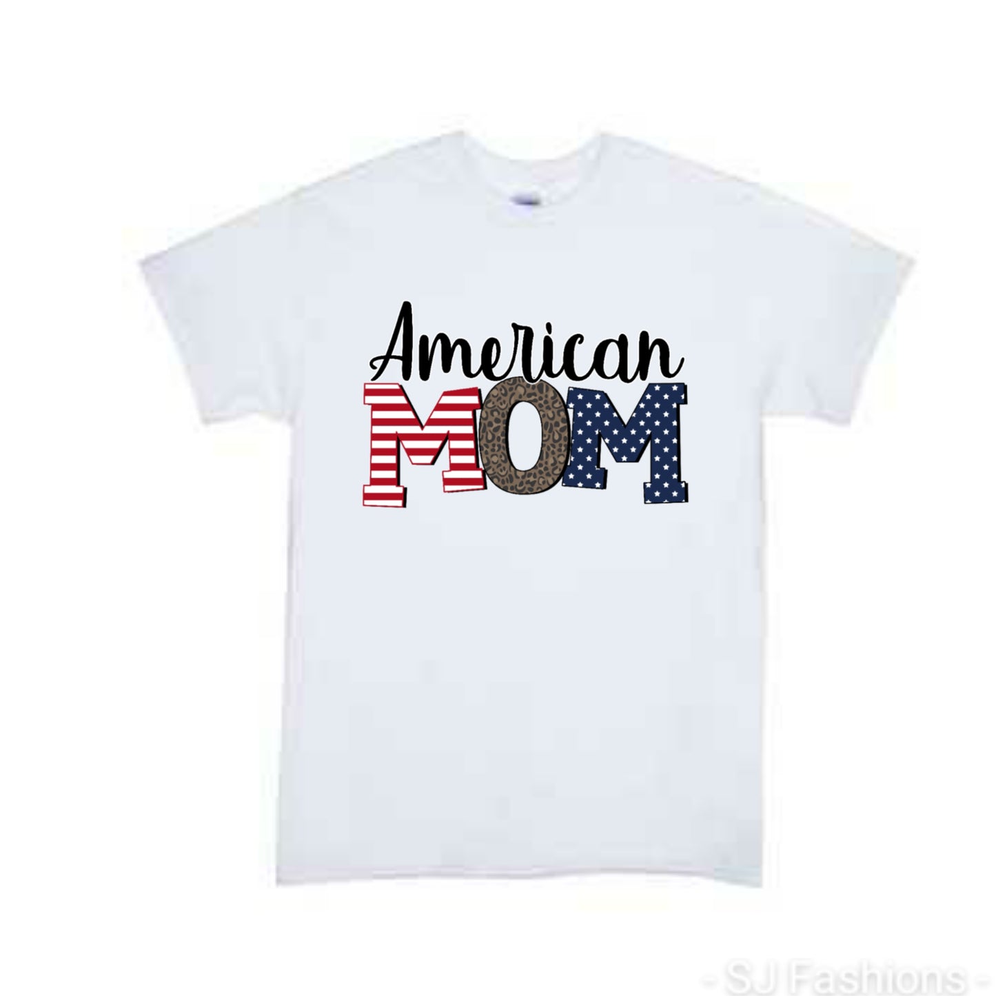 American Mom ladies shirt 4th of july