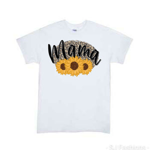 Mama Sunflower Ladies Shirt Mother's Day