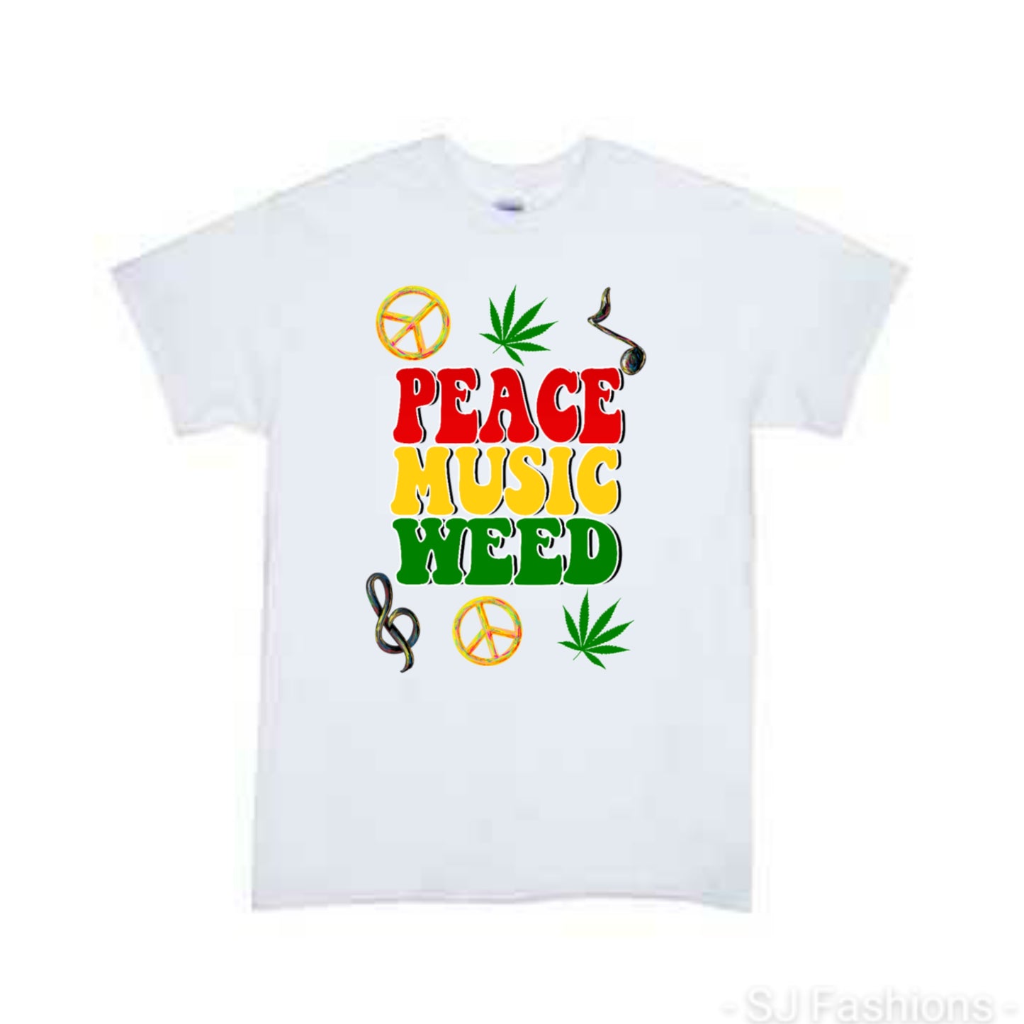 Peace love weed  Ladies Shirt Mens Shirt