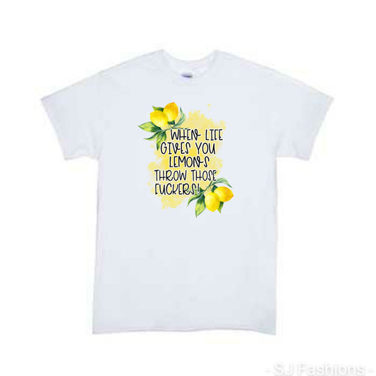 When life gives you lemons Girls Shirt Ladies Shirt