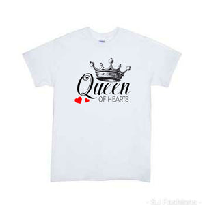 Queen Of Hearts Girls Shirt Shirt Ladies Shirt