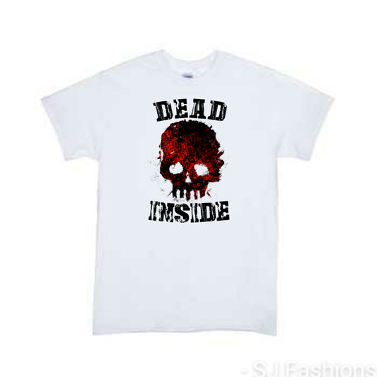 Dead inside Adult ladies Shirt Halloween