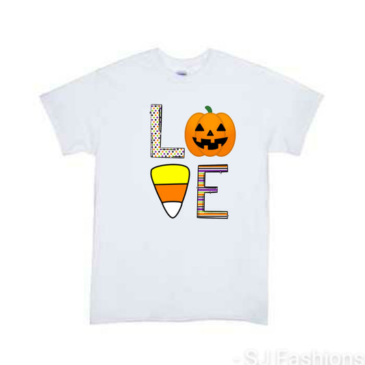 Love Halloween Girls Shirt Boys Shirt