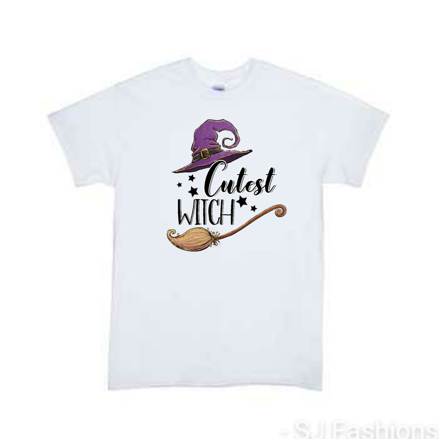 Cutest Witch Halloween Girls Shirt