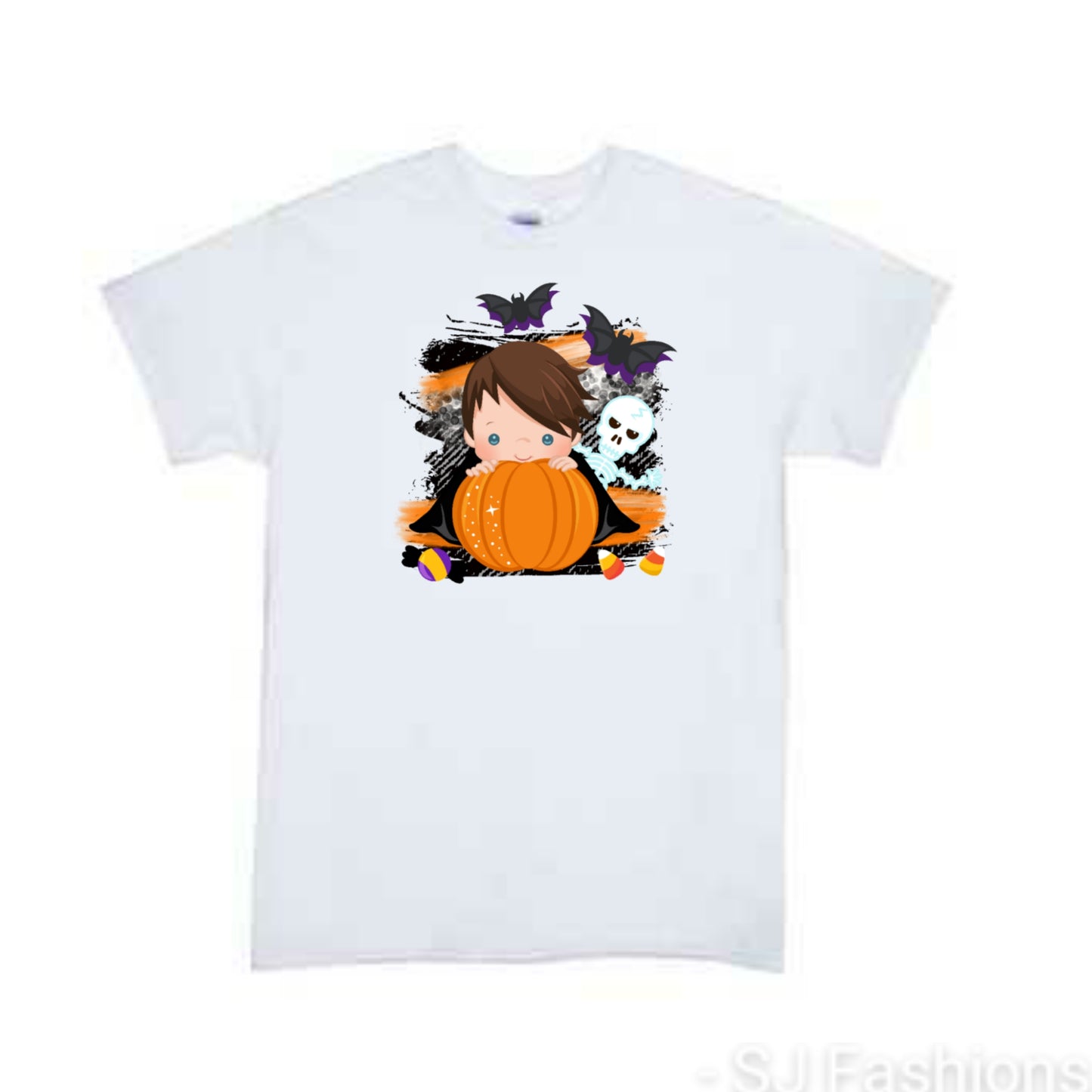 Pumpkin Boy Halloween Boys Shirt