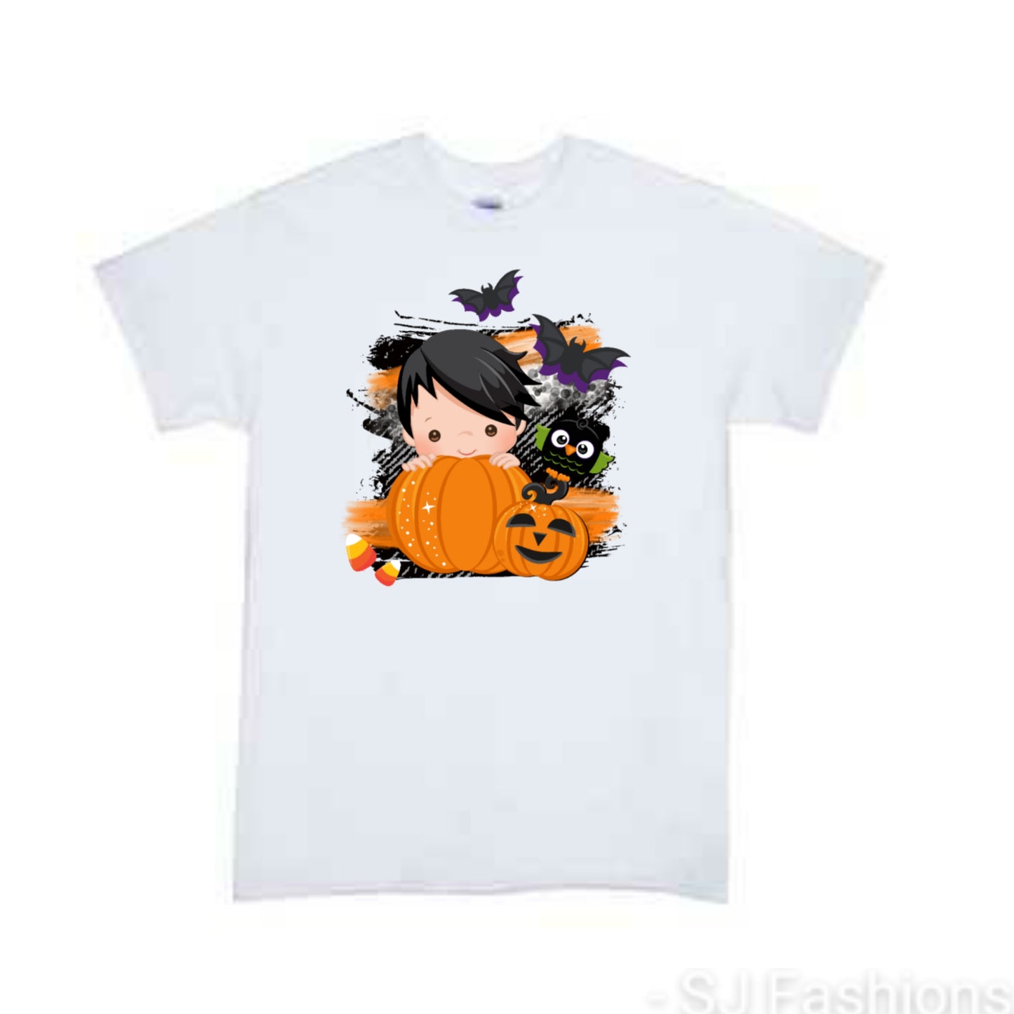 Pumpkin Boy Halloween Boys Shirt