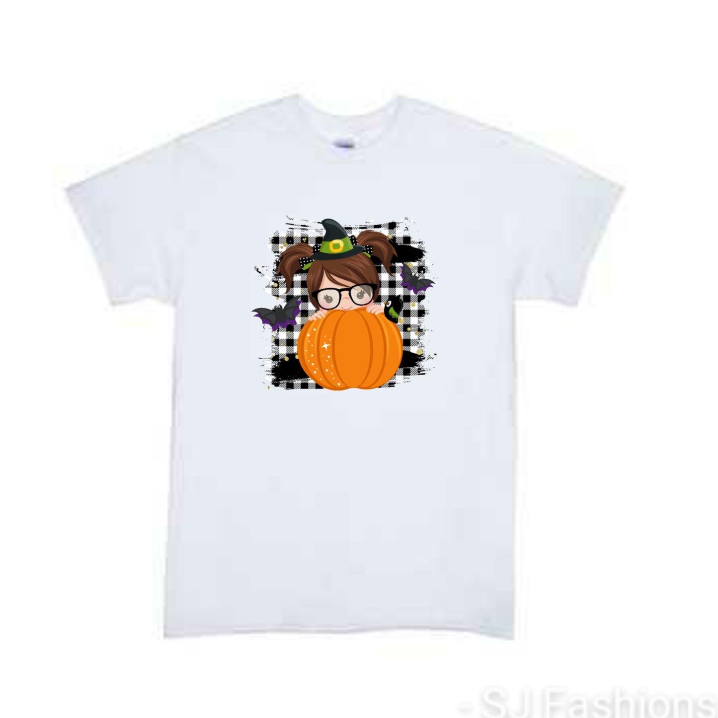 Pumpkin Girl Halloween Girls Shirt