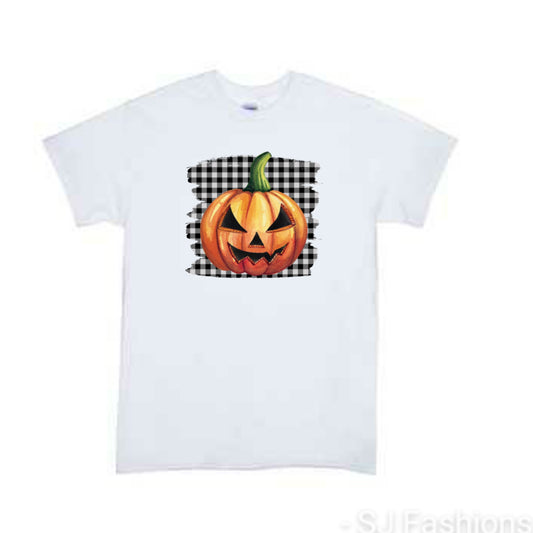 Pumpkin Halloween Girls Shirt Boys Shirt