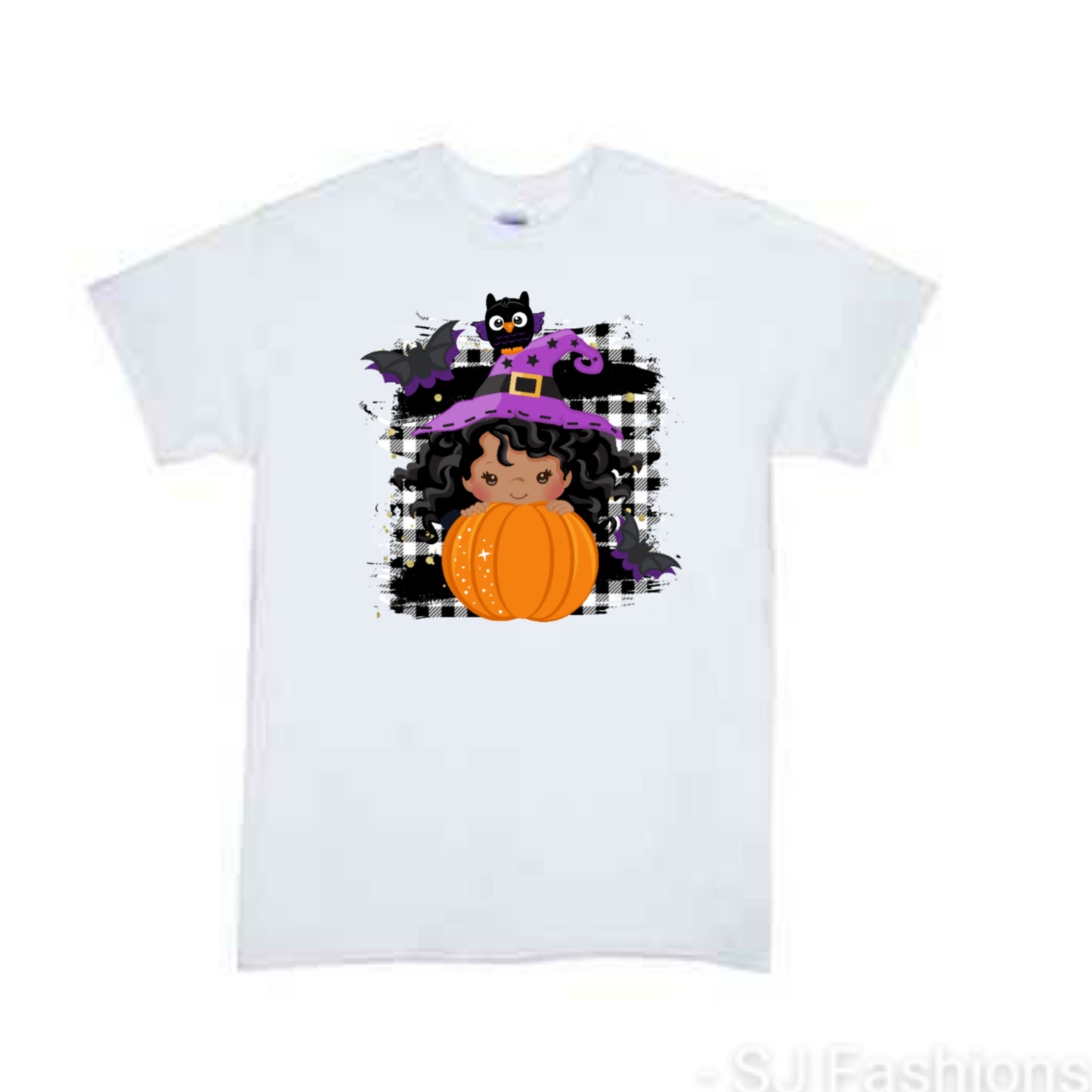 Pumpkin Girl Halloween Girls Shirt