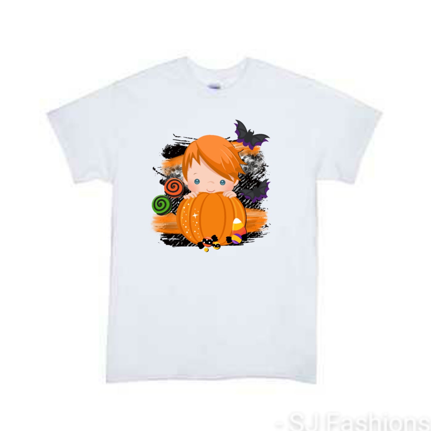 Pumpkin Boy Halloween Boys Shirt