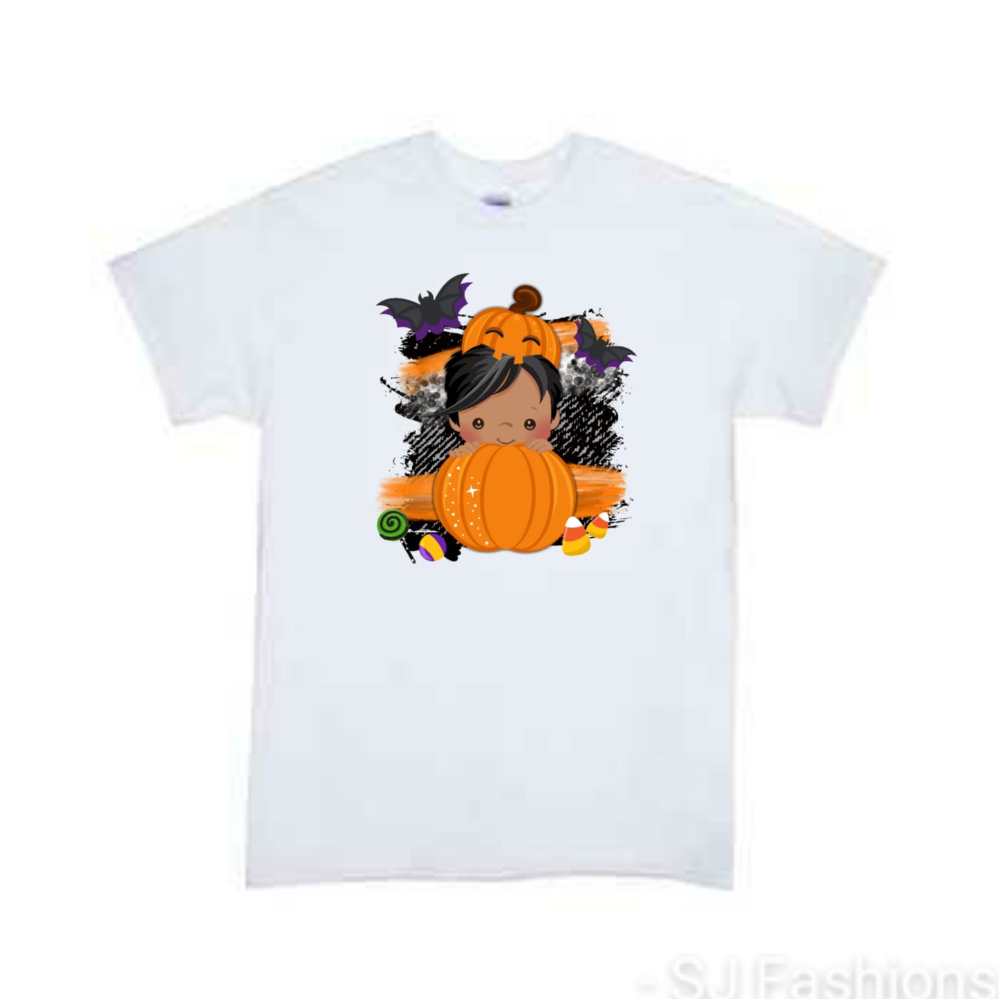 Pumpkin Boy Halloween Boys Shirt