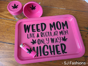 Weed Mom Rolling Trays 4pc