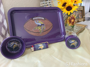 Vikings Rolling Trays 4pc