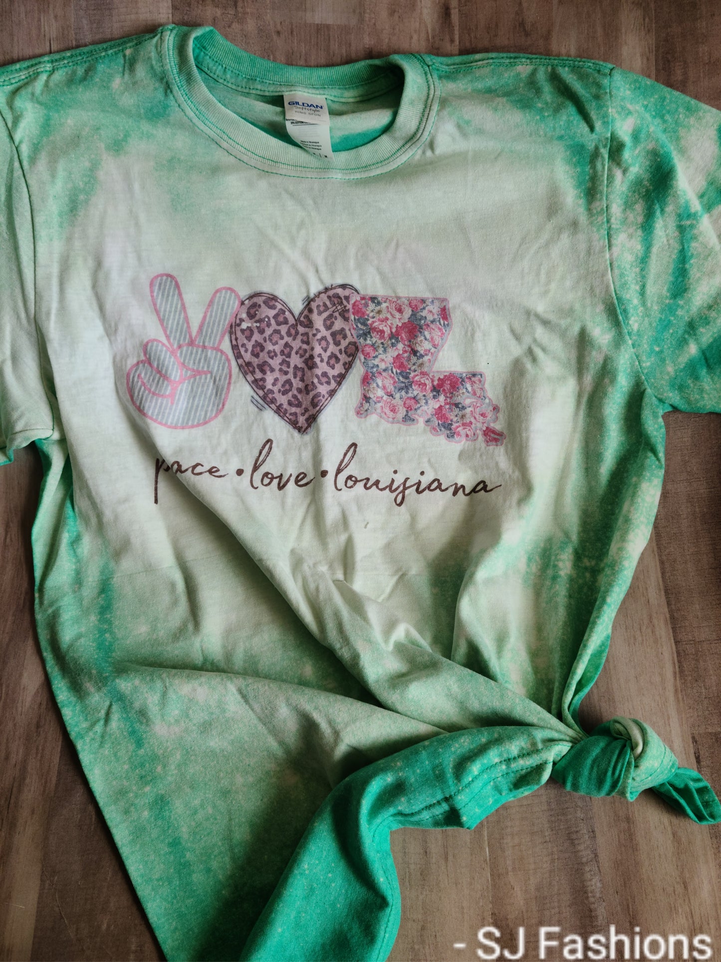 Peace Love State Ladies Shirt