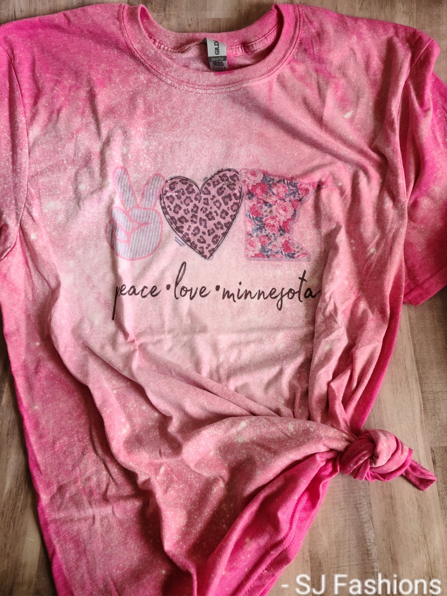 Peace Love State Ladies Shirt