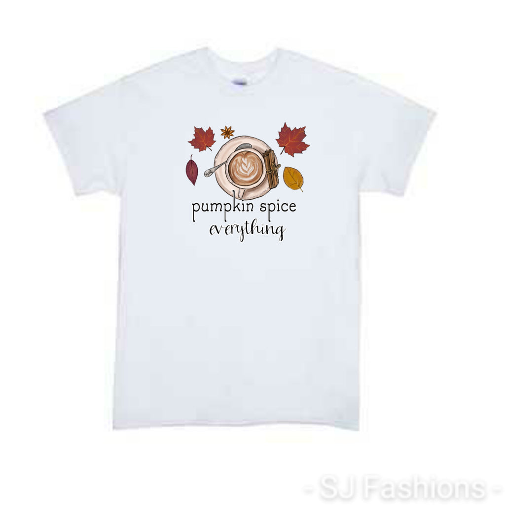 Pumpkin Spice Everything Fall Girls shirt