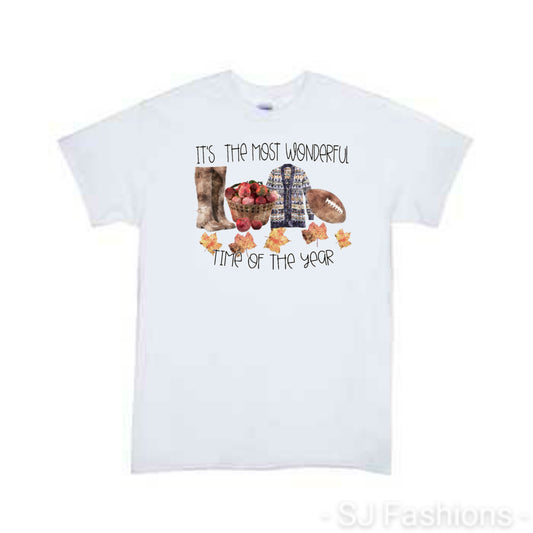 Its The Most Wonderful Time Of The Year Fall Girls Shirt