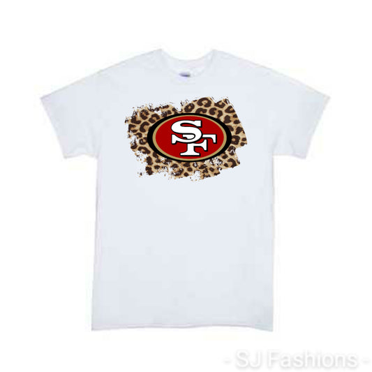 SF Football NFL Ladies Shirt Girls Shirt