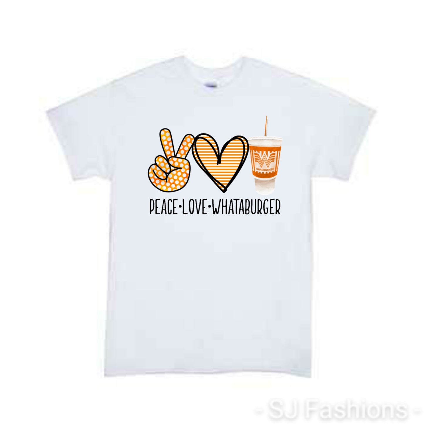 Peace Love Whataburger Girls Shirt Boys Shirt