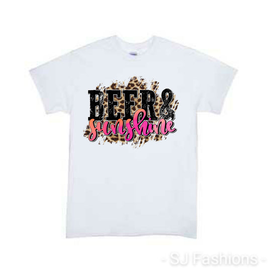 Beer and Sunshine Ladies Shirt