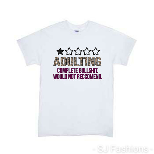 Adulting Ladies Shirt