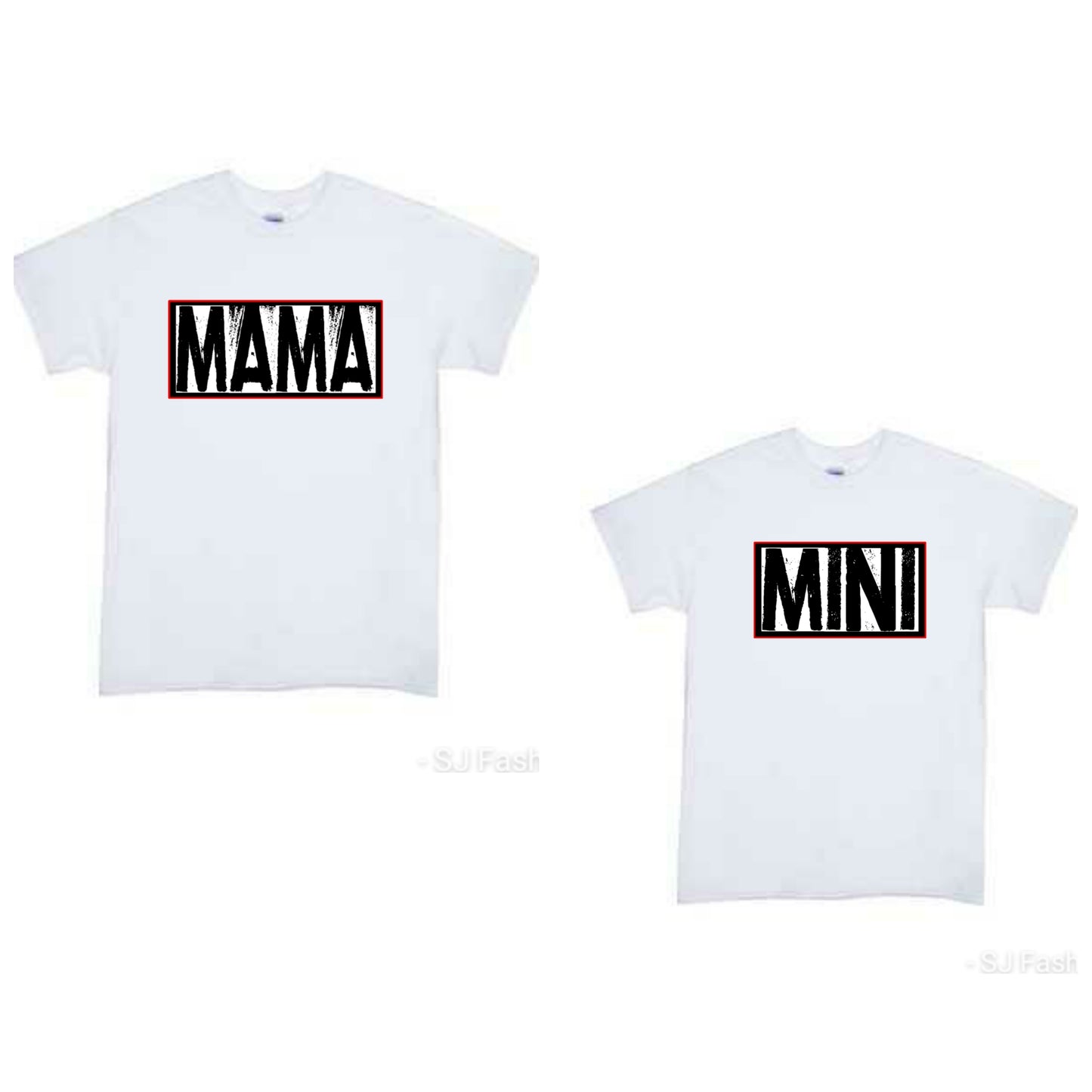 Mama and Mini Mommy and Me Adult Ladies Shirt Girls Shirt