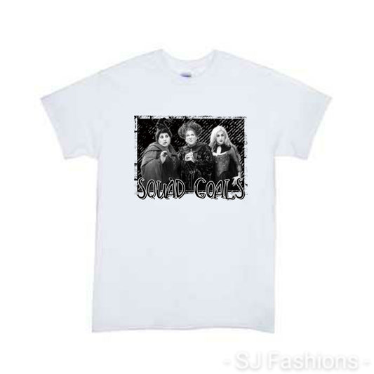 Hocus Pocus Squad Goals Halloween Girls Shirt