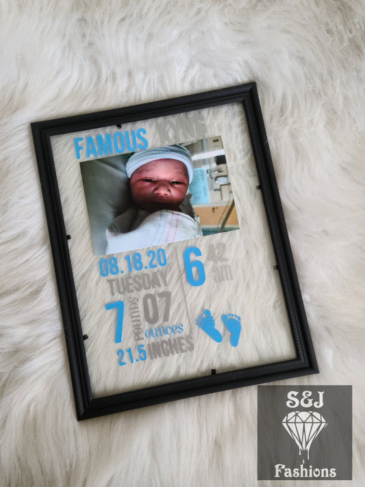 Baby Stats Personalized Picture