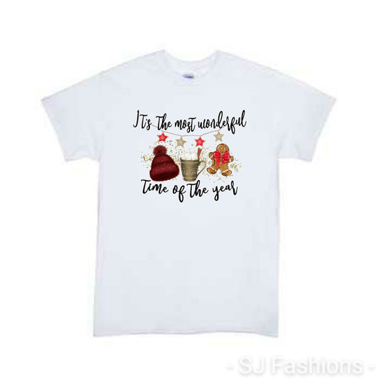 Its the most wonderful time of the year Christmas Boys Shirt Girls Shirt Ladies Shirt Mens Shirt
