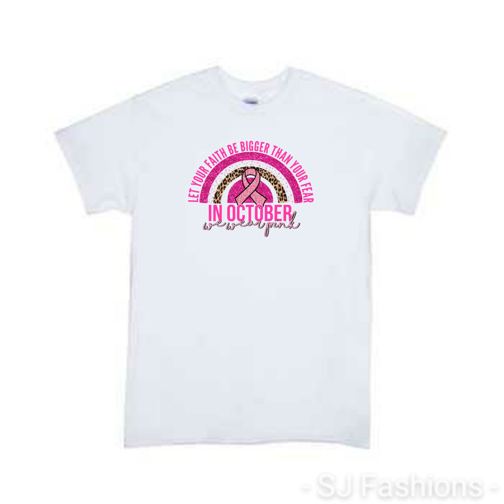 Breast Cancer Awareness Girls Shirt Ladies Shirt