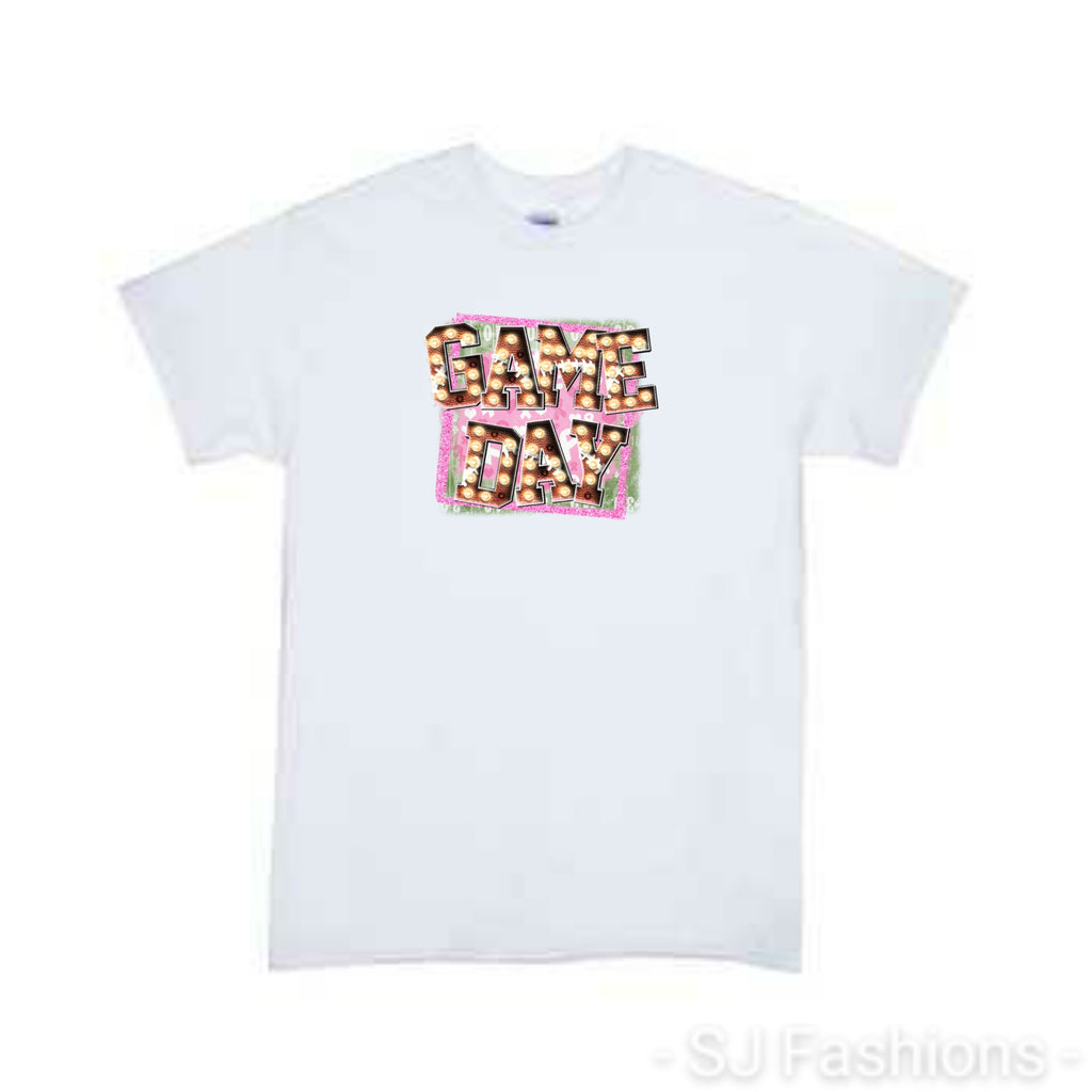 Game Day Breast Cancer Awareness Girls Shirt Ladies Shirt