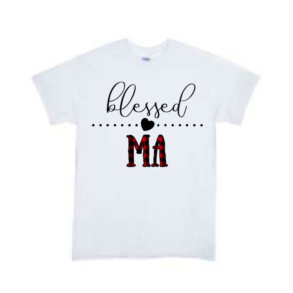 Blessed Ma Christmas Ladies Shirt