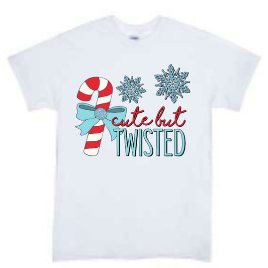 Cute But Twisted Christmas Boys Shirt Girls Shirt Ladies Shirt Mens Shirt