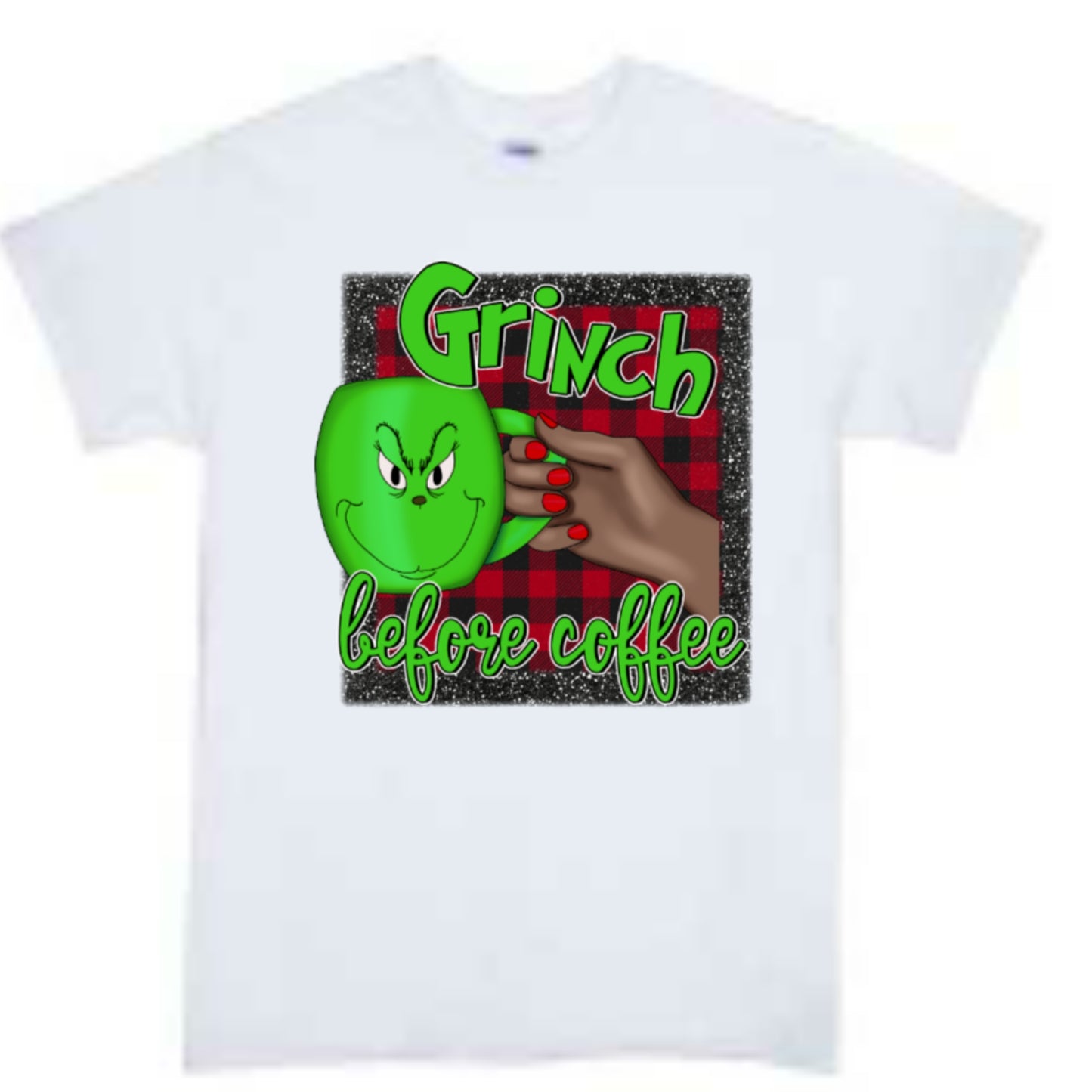 Grinch Before Coffee Christmas Boys Shirt Girls Shirt Ladies Shirt Mens Shirt
