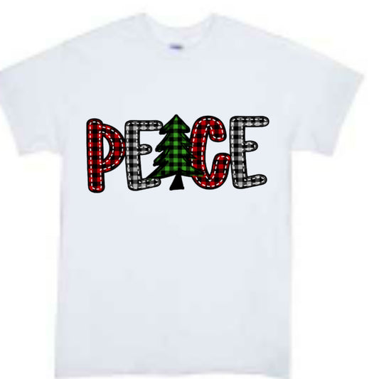 Peace Christmas Boys Shirt Girls Shirt Ladies Shirt Mens Shirt