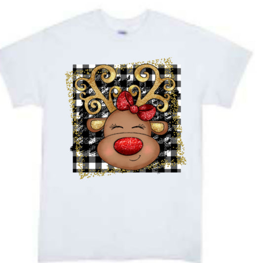 Reindeer Christmas Boys Shirt Girls Shirt Ladies Shirt Mens Shirt