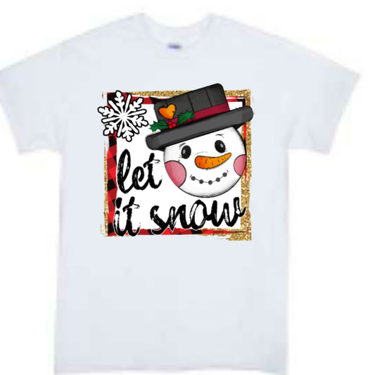 Let is snow Christmas Boys Shirt Girls Shirt Ladies Shirt Mens Shirt