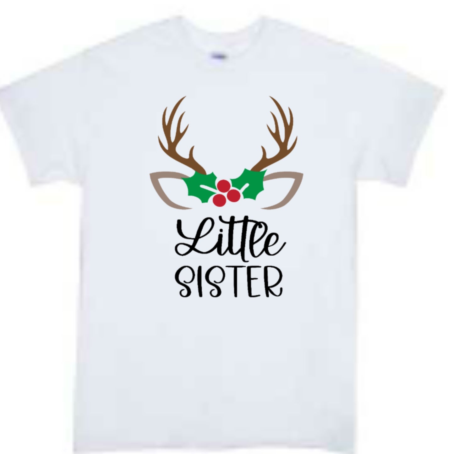 Little sister Christmas Boys Shirt Girls Shirt Ladies Shirt Mens Shirt