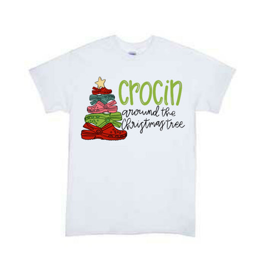 Crocin Around the Christmas Tree Boys Shirt Girls Shirt Ladies Shirt Mens Shirt