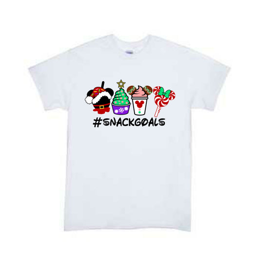 Disney #snackgoals Christmas Boys Shirt Girls Shirt Ladies Shirt Mens Shirt
