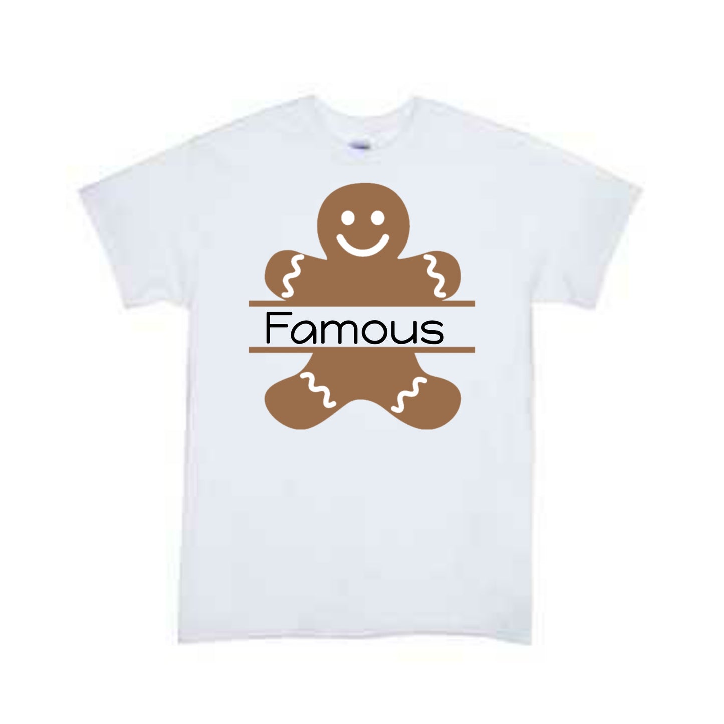 Personalized Gingerbread Christmas Boys Shirt Girls Shirt Ladies Shirt Mens Shirt