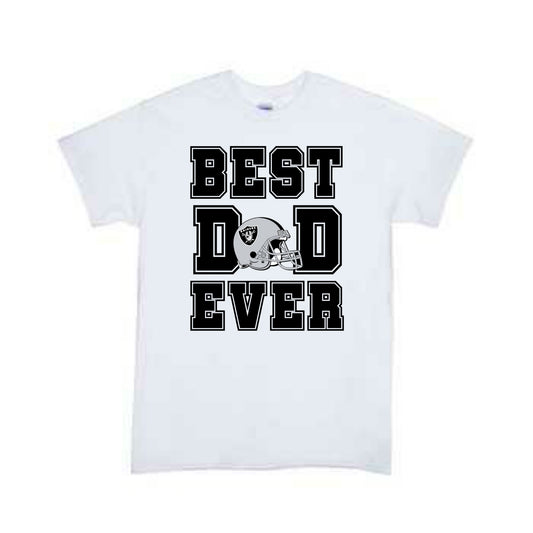 Best Dad Ever Raiders NFL Football Mens Shirt