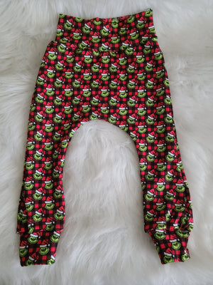 Grinch Buffalo Plaid Handmade Christmas